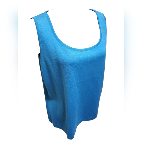 Saint John New With Tags, Prussian Blue, Wool, Shell / Blouse XL - Picture 2 of 6